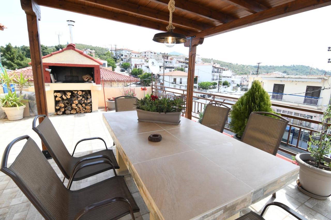 Apartament Theasis Luxury Panoramic Penthouse Neos Marmaras Zewnętrze zdjęcie